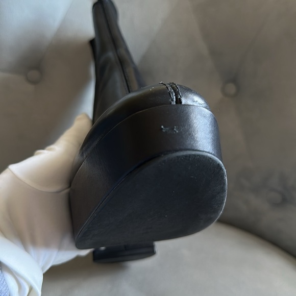 ACNE STUDIOS LEATHER PLATFORM BOOTS - Picture 13 of 16